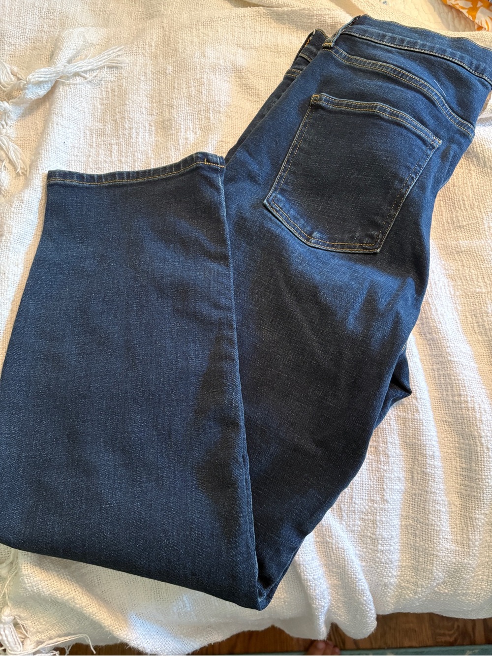 NWT Boden Women's Mid-Rise Cigarette Leg Jeans - Dark Blue size 30 - Picture 4 of 5